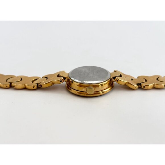 ELGIN EC273-017 Gold Toned Rhinestone Vintage Women's Wristwatch - 24mm - WORKS! - Picture 8 of 9